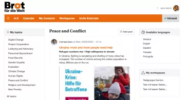 Brot für die Welt-Extranet